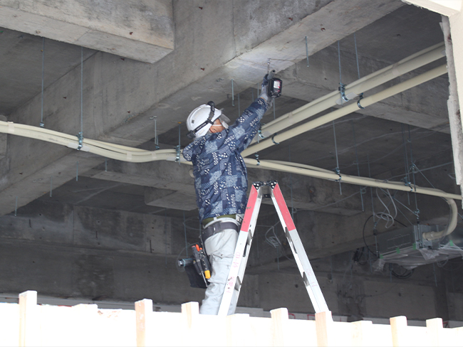 電気設備工事の写真