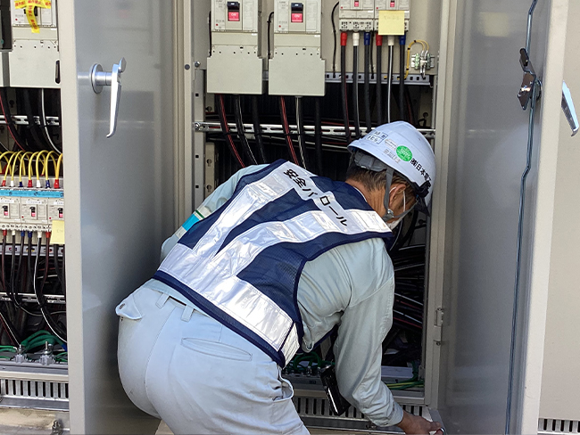 電気設備工事の写真