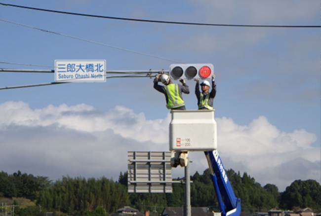 大分県警察本部交通信号機工事