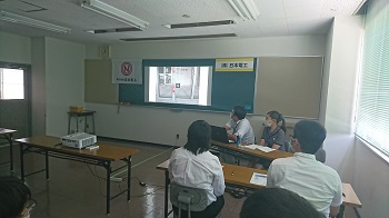 大分県立大分高等技術専門校の合同企業説明会に参加しました。